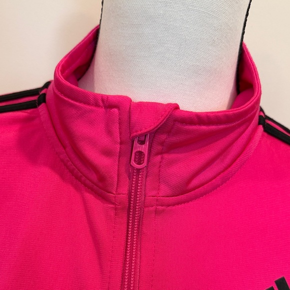 Adidas Vibrant Pink Bomber/Track Jacket Size XL (16) - Picture 9 of 14